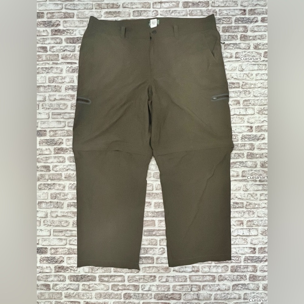 L.L. Bean Pants Cresta Hiking Zip Off Men 40x28 Convertible Shorts Pants Outdoor